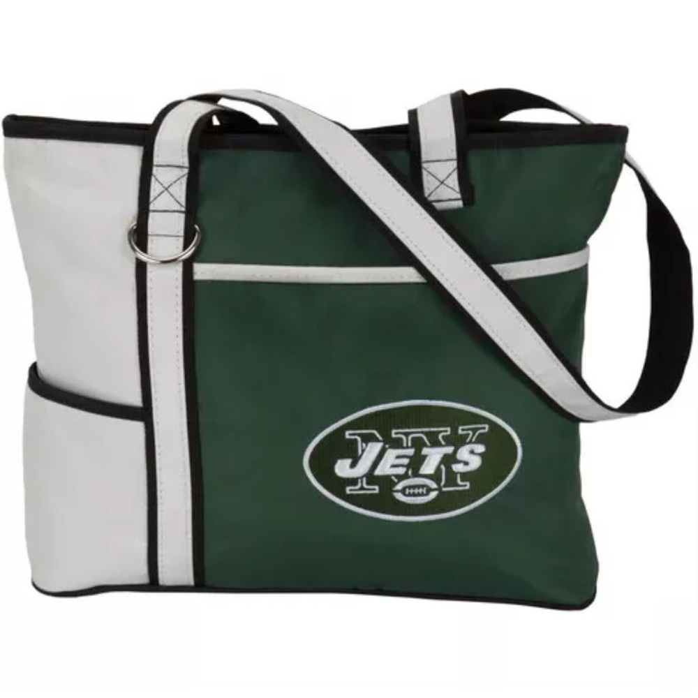 New York Jets green and white Tote Bag NEW